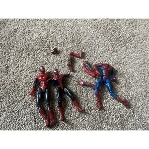 2003 ToyBiz Marvel Legends Spider Men Incomplete And Parts